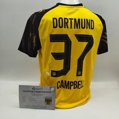 Borussia Dortmund Trikot 25/26 Cole Campbell signiert BVB Puma M