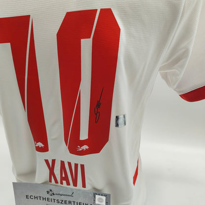 RB Leipzig Trikot 24/25 Xavi Simons signiert Autogramm Puma COA S