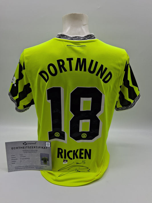 Borussia Dortmund Trikot Lars Ricken signiert BVB Sondertrikot Puma L