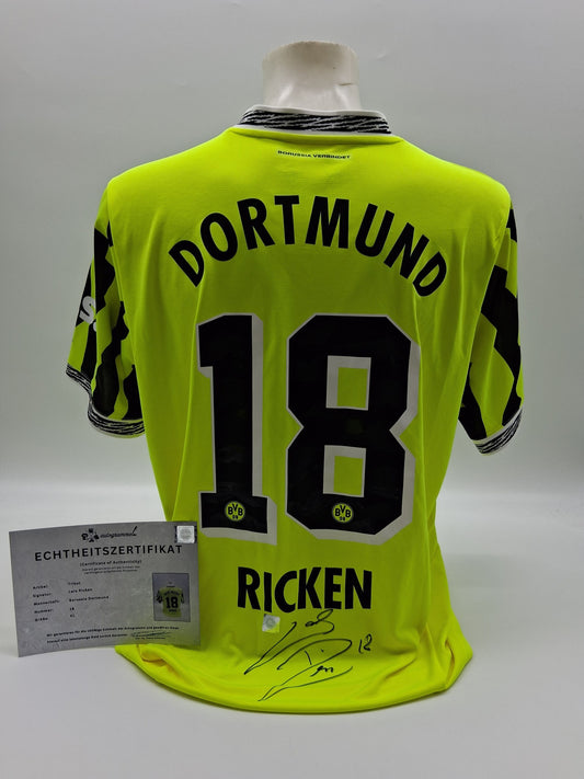 Borussia Dortmund Trikot Lars Ricken signiert BVB Sondertrikot Puma XL