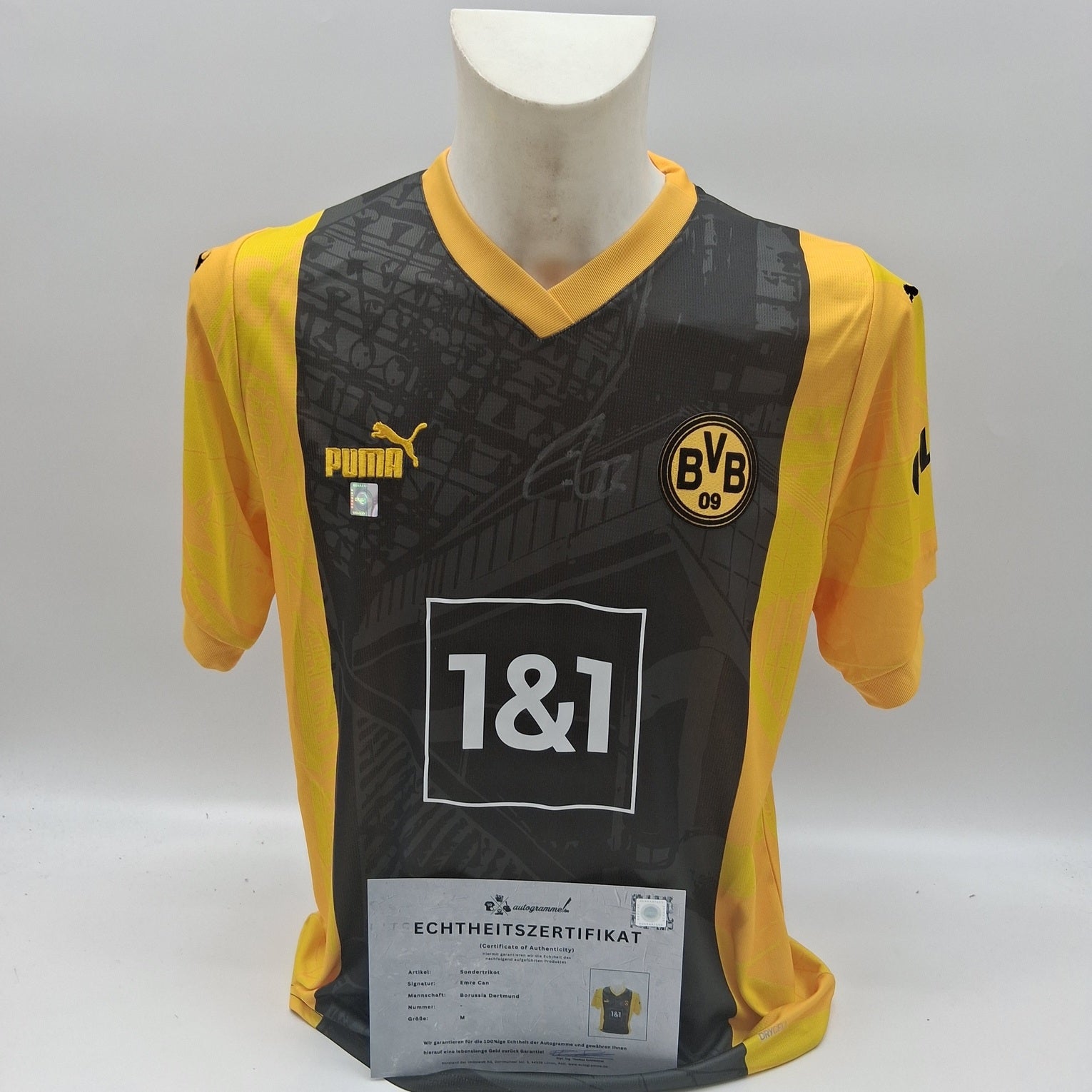 Borussia Dortmund Sondertrikot Emre Can signiert Autogramm Puma BVB M