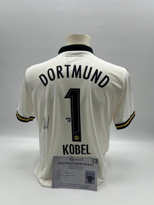 Borussia Dortmund jersey signed Gregor Kobel autograph BVB Puma L