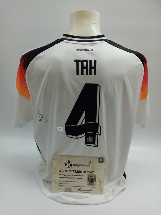 DFB jersey Jonathan Tah signed Germany DFB autograph Adidas EM 2024 XL