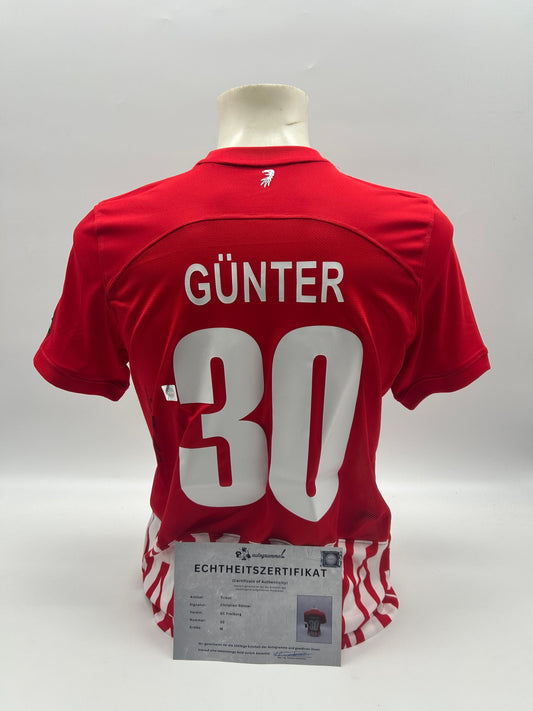 SC Freiburg Trikot Nike signiert Christian Günter Autogramm M