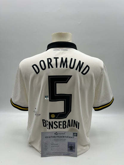 Borussia Dortmund jersey Ramy Bensebaini signed autograph BVB Puma XL