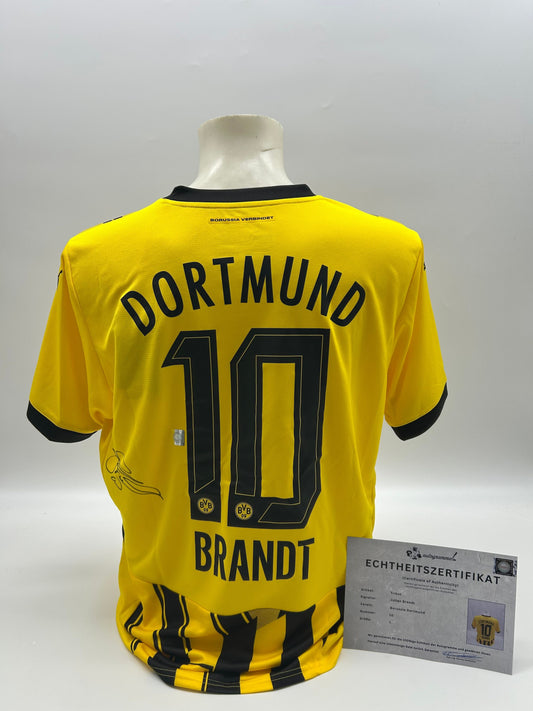 Borussia Dortmund Trikot signiert Julian Brandt BVB Autogramm Puma L