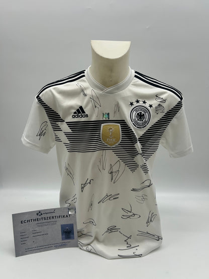 Germany jersey World Cup 2018 team signed COA adidas dfb football autograph m.