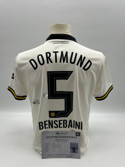 Borussia Dortmund jersey Ramy Bensebaini signed autograph BVB Puma M
