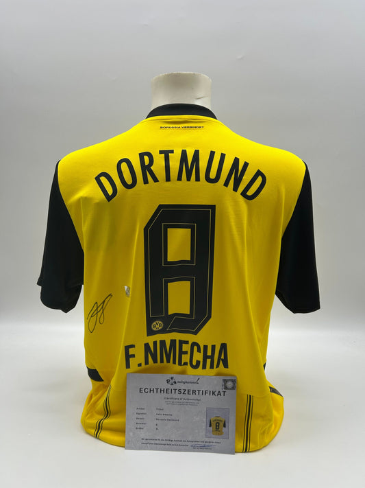 Borussia Dortmund jersey Felix Nmecha signed BVB Puma XL