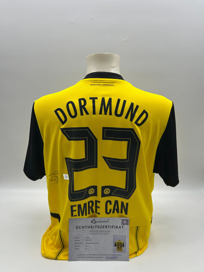Borussia Dortmund jersey signed by Emre Can, autographed BVB Puma XL