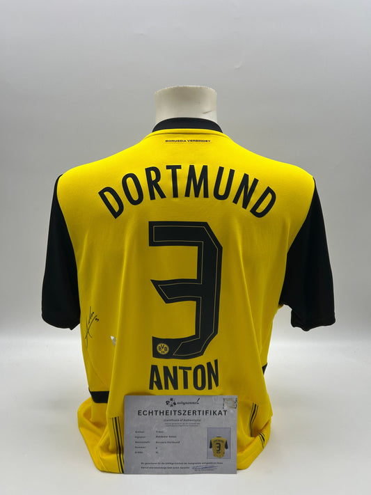 Borussia Dortmund Trikot Waldemar Anton signiert  BVB  Autogramm Puma XL