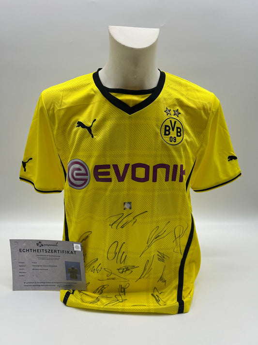 BVB Trikot 2013/2014 Teamsigniert Borussia Dortmund COA Neu Puma L