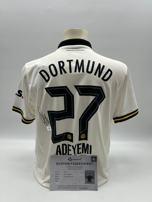 Borussia Dortmund jersey Karim Adeyemi signed BVB new puma autograph l