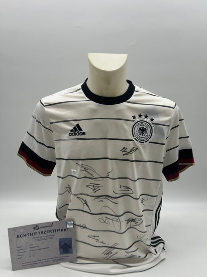 Germany jersey em 2020/2021 team signed adidas coa dfb football autograph m.
