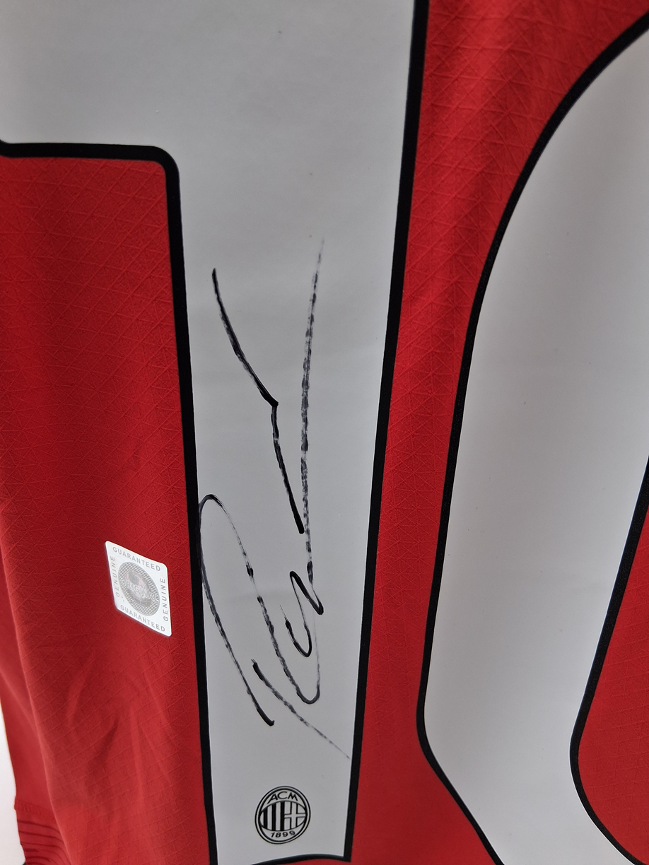 AC Mailand Authentic-Trikot Rafael Leao signiert Autogramm Puma COA S