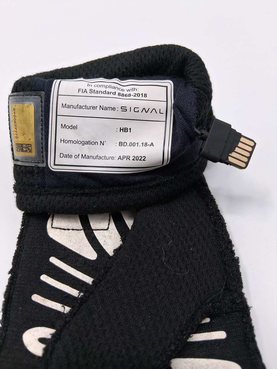 George Russell original worn driver gloves England Formula 1