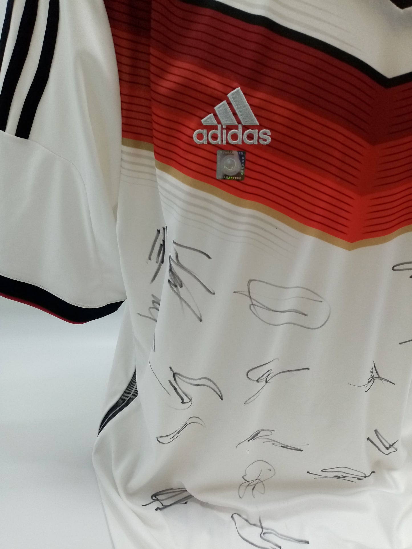 Deutschland Trikot WM 2014 Teamsigniert Fußball DFB Weltmeister Adidas COA XL