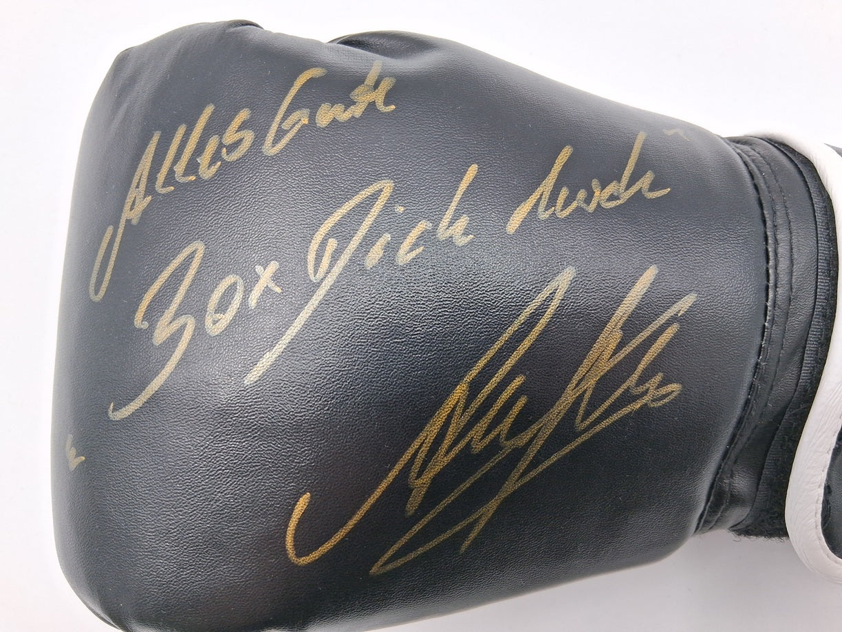 Boxing glove signed by Axel Schulz, autograph, boxing COA