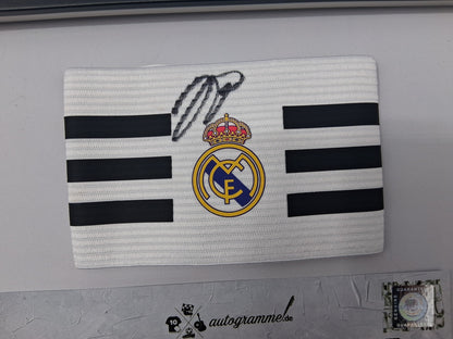 Kapitänsbinde Jude Bellingham signiert im Rahmen Real Madrid Autogramm England