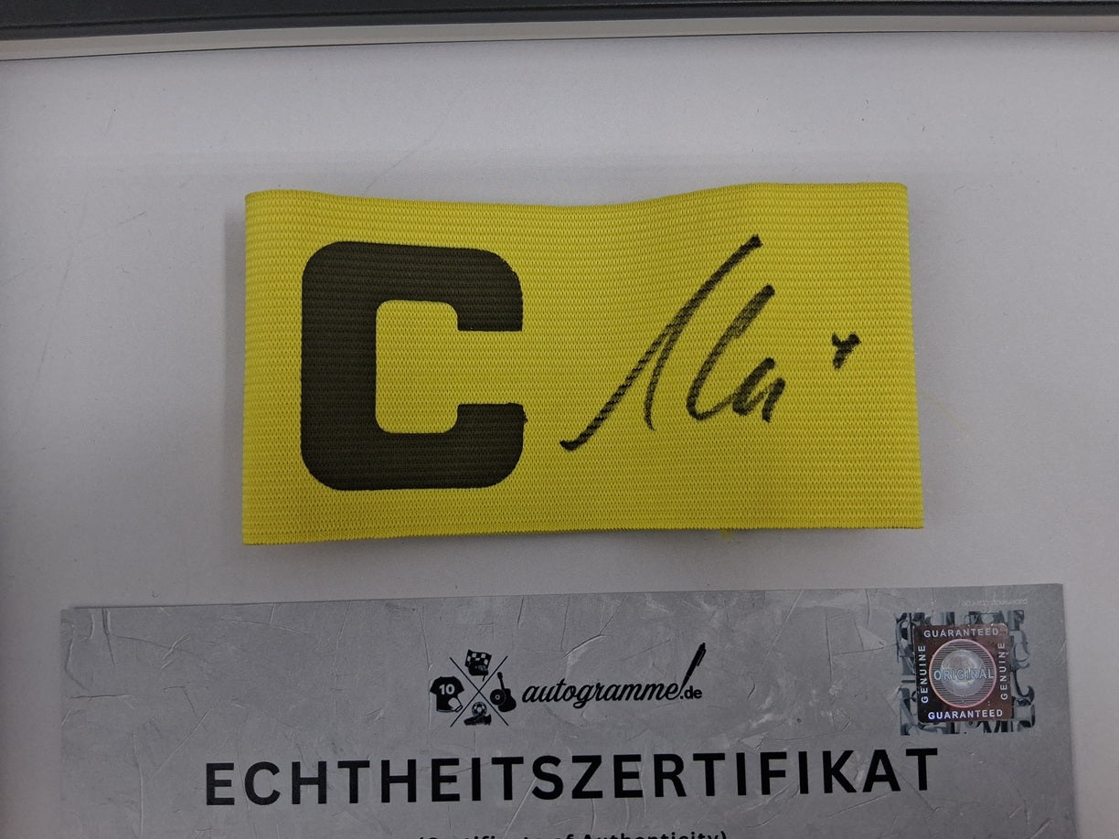 Marco Reus captain's armband signed in a frame LA Galaxy autograph COA
