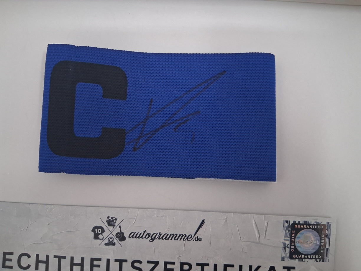 Kapitänsbinde Xavi Simons signiert im Rahmen Tottenham Hotspur Niederlande