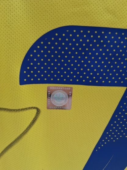 Al Nassr FC Trikot Cristiano Ronaldo signiert Autogramm Fußball COA XL