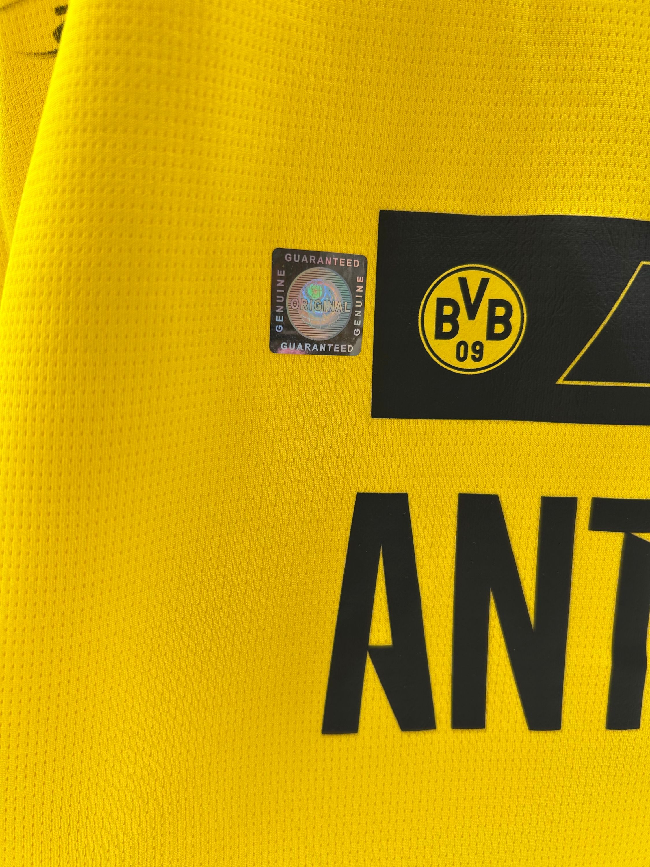 Borussia Dortmund jersey Waldemar Anton signed BVB autograph Puma L