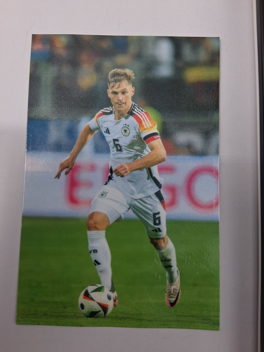 Captain's armband signed by Joshua Kimmich in a Germany autograph COA