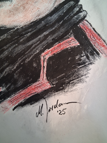 DFB Trikot Portrait Florian Wirtz handgemalt und signiert adidas XS