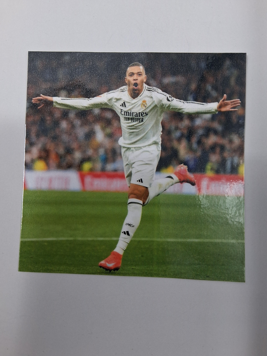 Kapitänsbinde Kylian Mbappe signiert im Rahmen Real Madrid COA Neu Autogramm