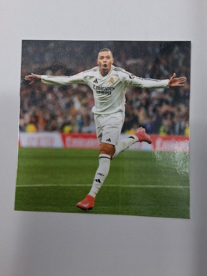 Kapitänsbinde Kylian Mbappe signiert im Rahmen Real Madrid COA Neu Autogramm