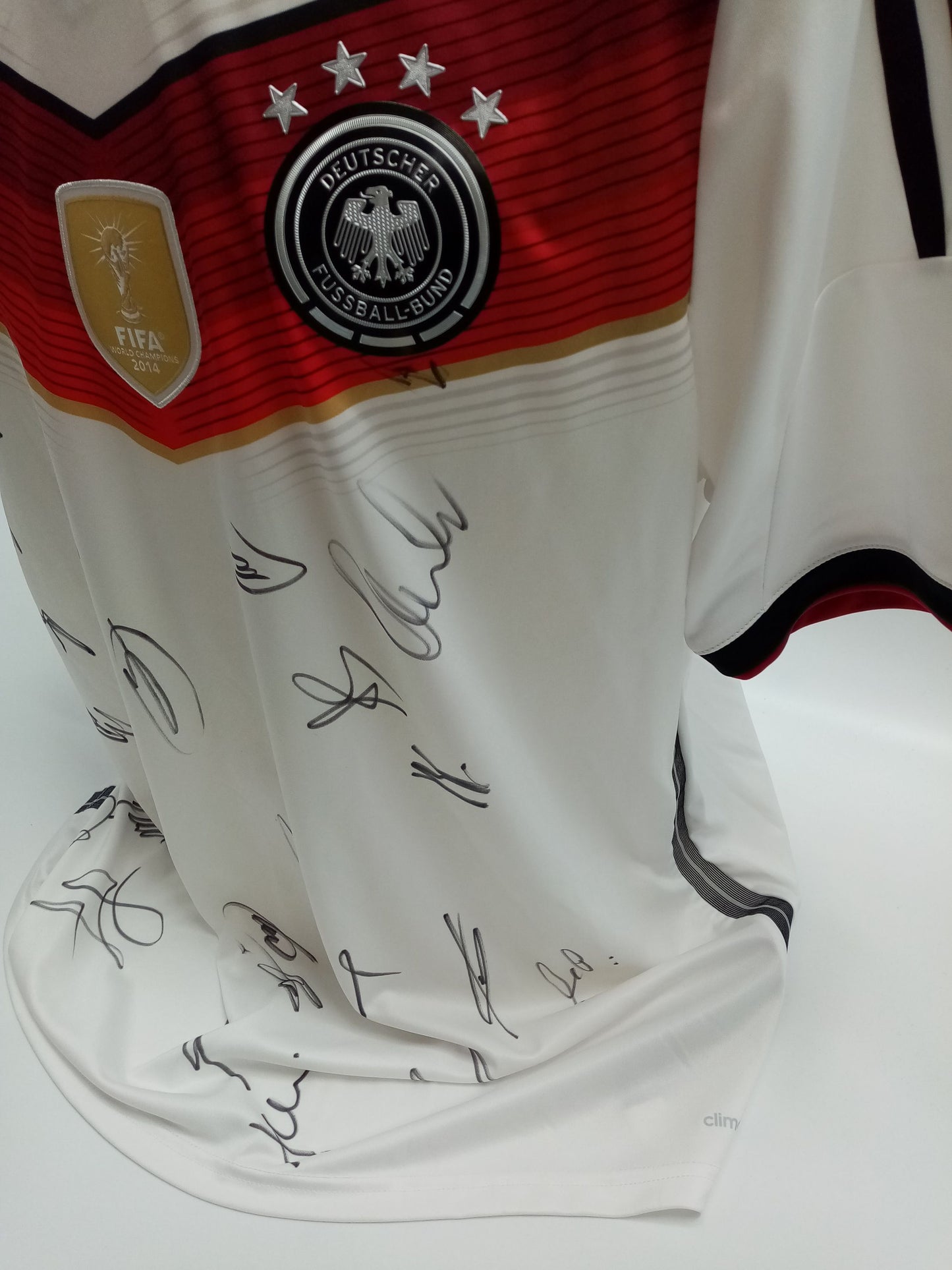 Deutschland Trikot WM 2014 Teamsigniert Fußball DFB Weltmeister CAD Adidas XL