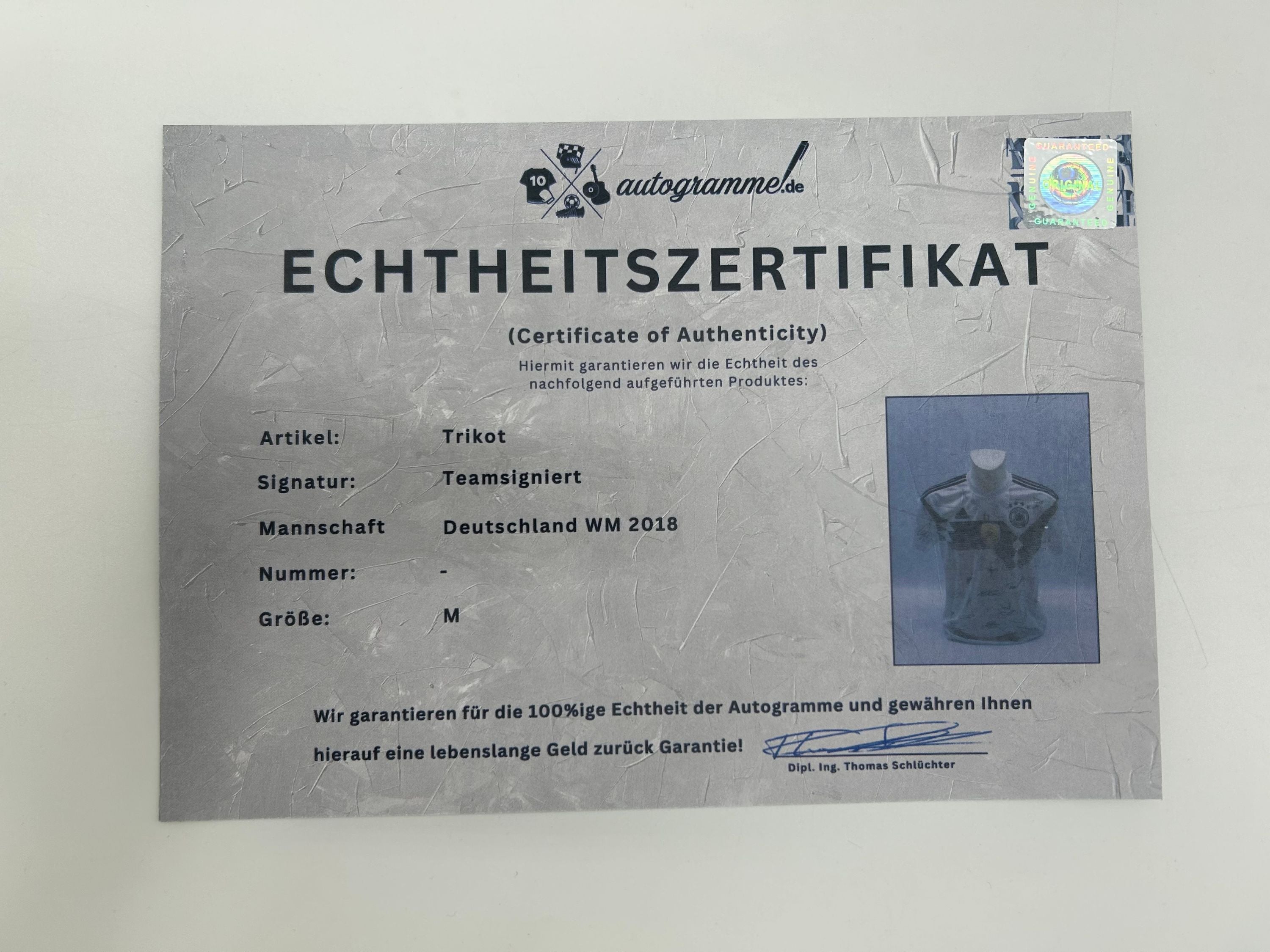 Germany jersey World Cup 2018 team signed COA adidas dfb football autograph m.