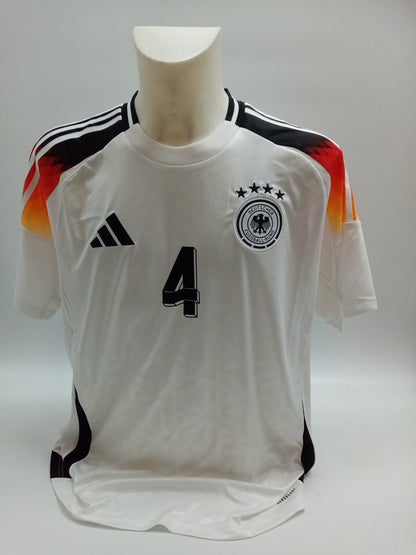 DFB Trikot Jonathan Tah signiert Deutschland DFB Autogramm Adidas EM 2024 XL