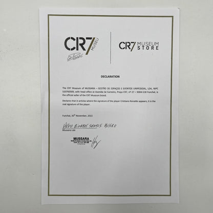 Autogrammkarte Cristiano Ronaldo signiert 14,5 x 10,5 cm Fußball Portugal
