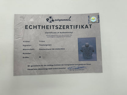 Germany jersey em 2020/2021 team signed adidas coa dfb football autograph m.