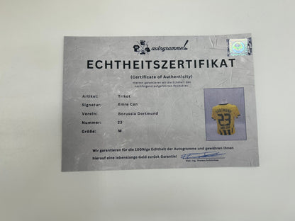 Borussia Dortmund jersey bvb emre can signed autograph puma m