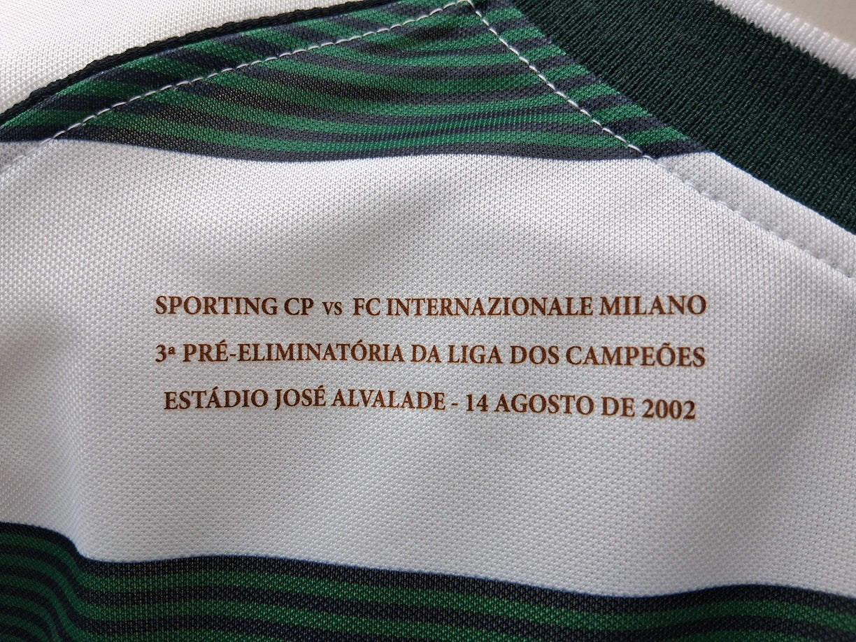 Sporting Lisbon jersey signed by Cristiano Ronaldo, autographed football COA XL