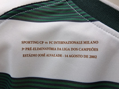 Sporting Lisbon jersey signed by Cristiano Ronaldo, autographed football COA XL
