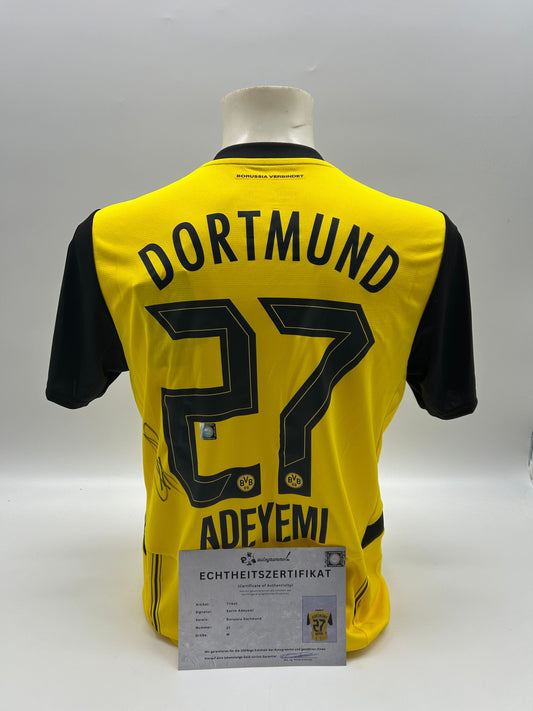 Borussia Dortmund Trikot Karim Adeyemi signiert  BVB  Autogramm Puma M