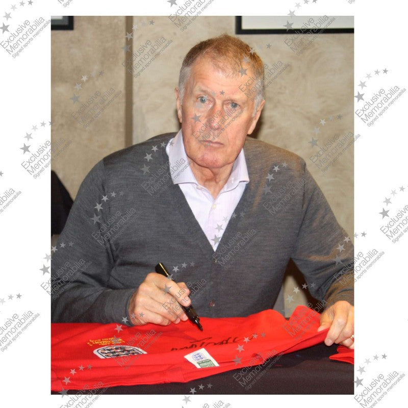 England Sweater Geoff Hurst and Martin Peters signed England New COA L