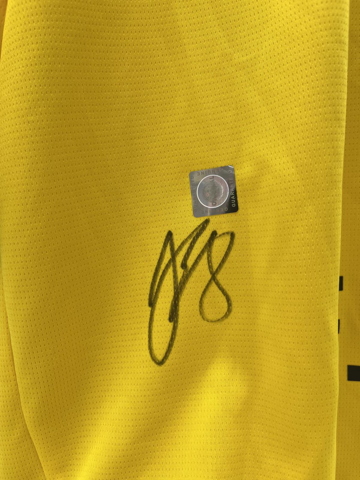 Borussia Dortmund jersey Felix Nmecha signed BVB autograph Puma 3XL