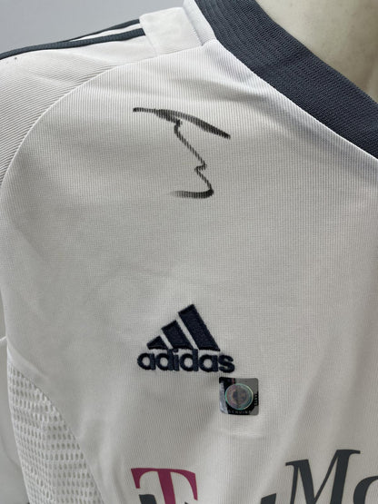 Bayern Munich jersey Samuel Kuffour signed Adidas FCB Autogram COA XL