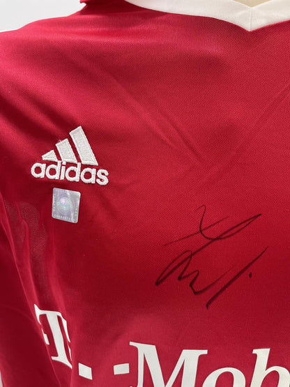 Bayern Munich jersey Piotr Trochowski signed Adidas FCB Autogram COA XL