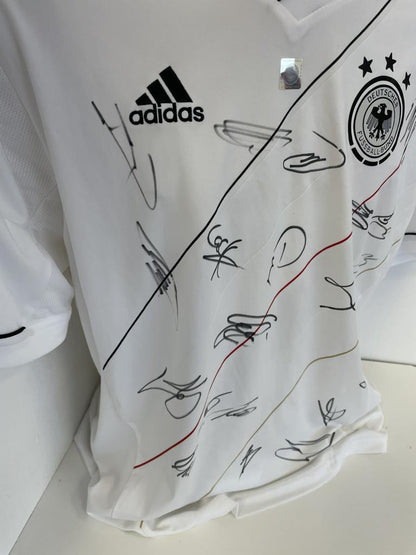 Germany jersey EM 2012 Team signed DFB Football Autogram COA adidas new XL