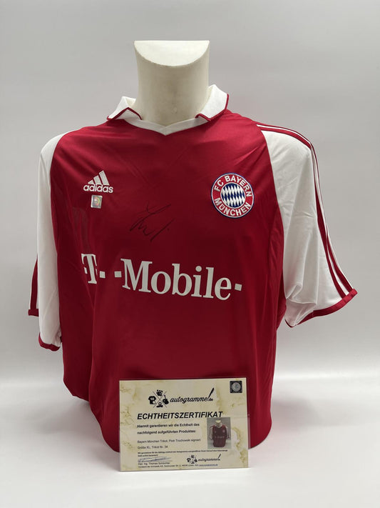 Bayern München Trikot Piotr Trochowski signiert Adidas FCB Autogramm COA XL