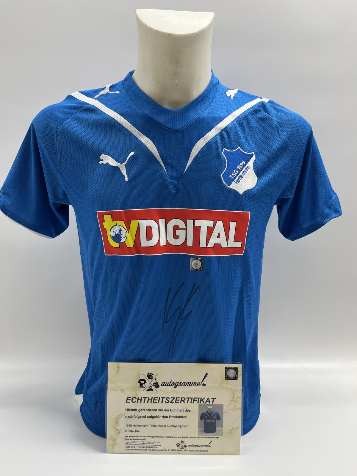 TSG 1899 Hoffenheim jersey Kuranyi signed autographs Bundesliga football Puma 164