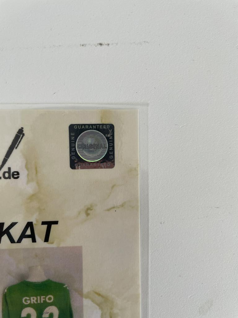 Borussia Mönchengladbach jersey Vincenzo Grifo signed BMG autograph football kappa 4xl