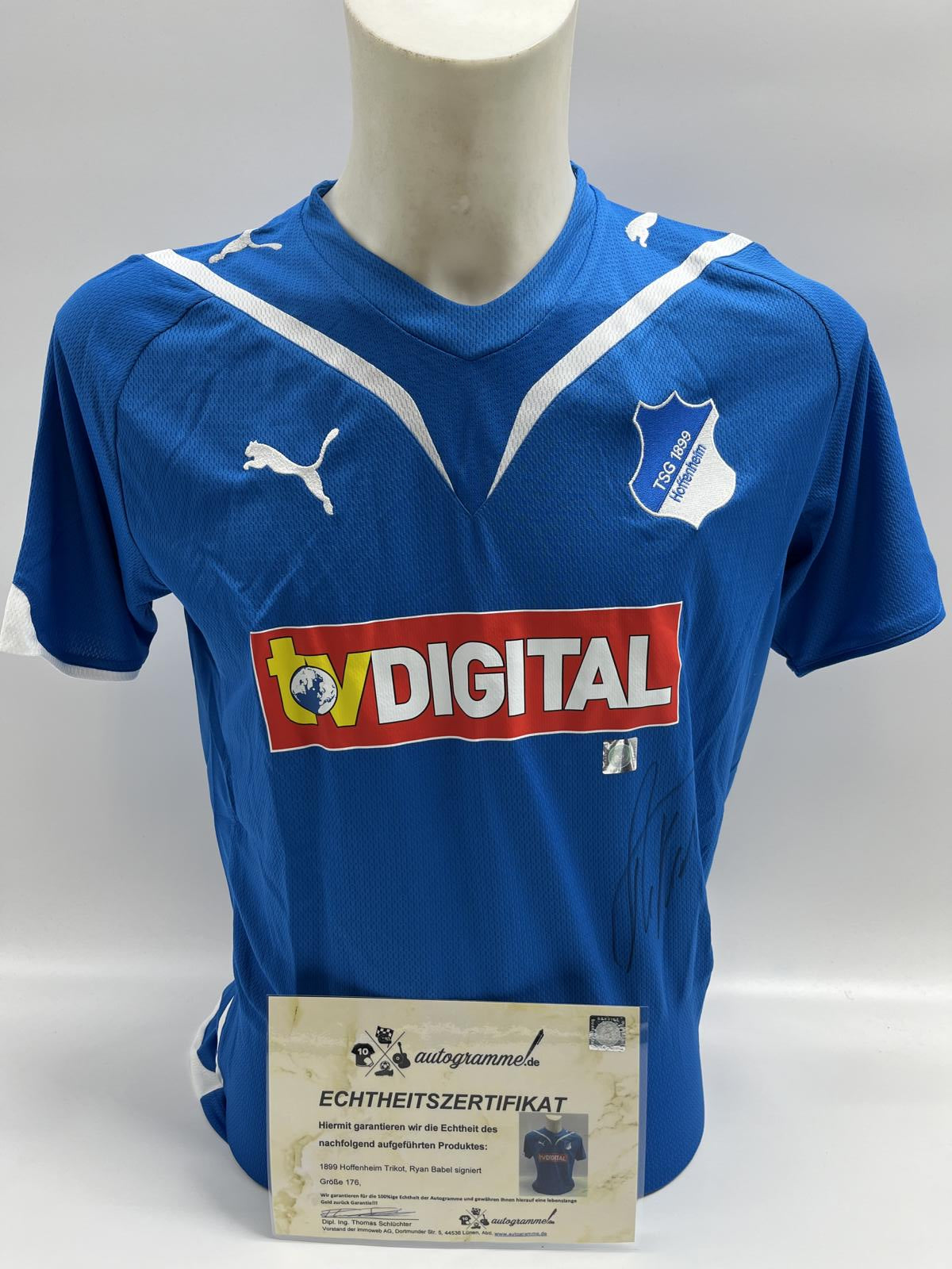 TSG 1899 Hoffenheim jersey Ryan Babel signed autographs Bundesliga football Puma 176