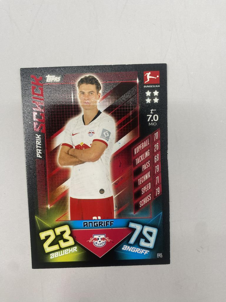 Kapitänsbinde Patrik Schick signiert im Rahmen RB Leipzig Autogramm Fußball COA